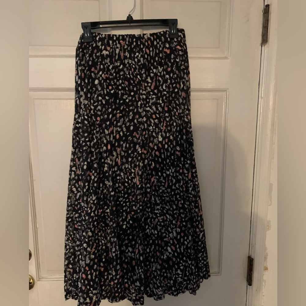Boho chic long maxi skirt